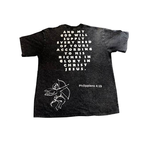 Black Prosperous Apparel “Philippians 4:19” Vintage Tee