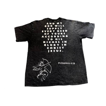 Black Prosperous Apparel “Philippians 4:19” Vintage Tee